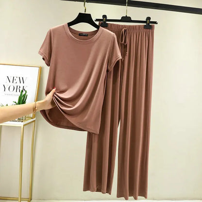 Dames pyjama Livera met knoopsluiting