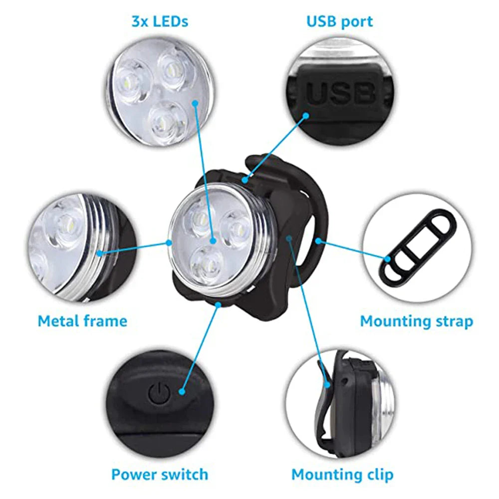 LED fietslamp voor sportieve fietsers