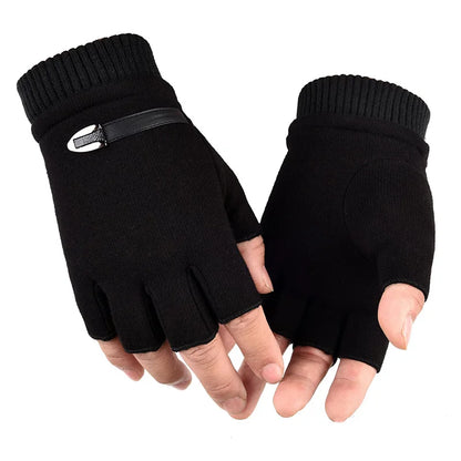 Licht gevoerde leren handschoenen mannen