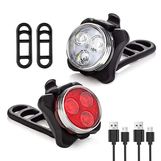 LED fietslamp met brede lichtbundel