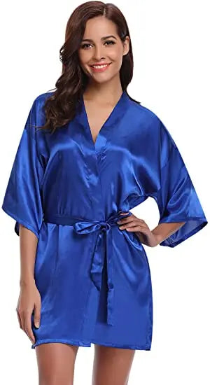 Hunkemöller satijnen ochtendjas kantdetails – Chic en romantisch