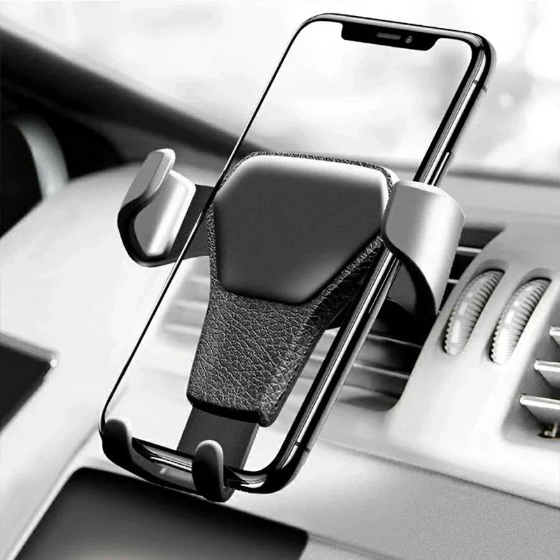 Telefoonhouder auto met ventilatieclip – Compact en stabiel