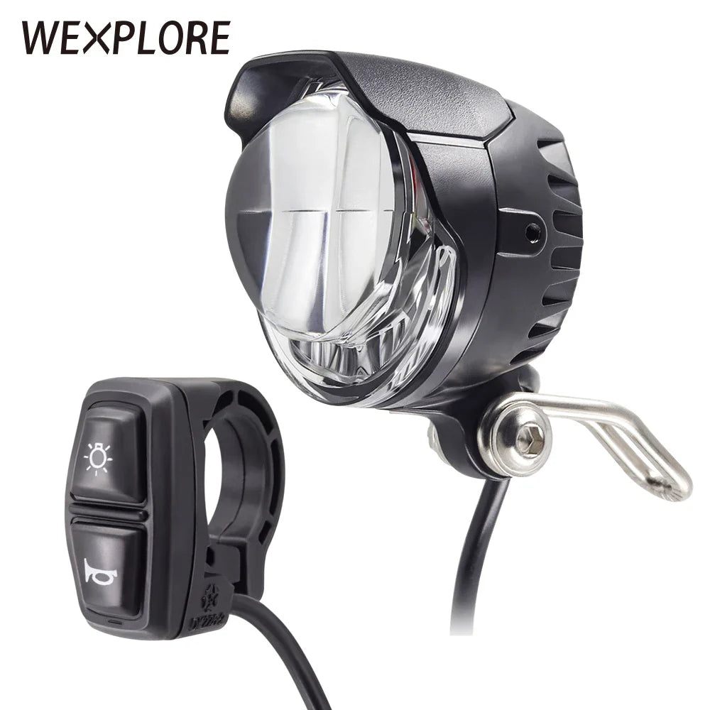 LED fietslamp met smalle en brede modus
