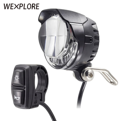 LED fietslamp met smalle en brede modus
