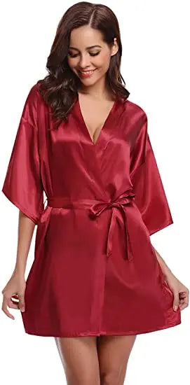 Elegante ochtendjas dames kant – Licht en stijlvol