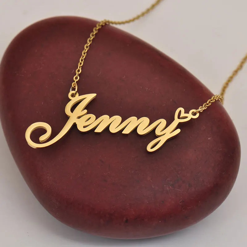 Luxe ketting met naam als gravure