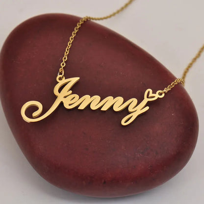 Luxe ketting met naam als gravure
