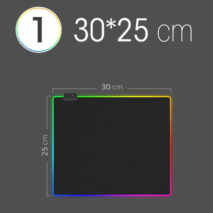 Muismat groot met RGB-licht – Kleurrijk en functioneel