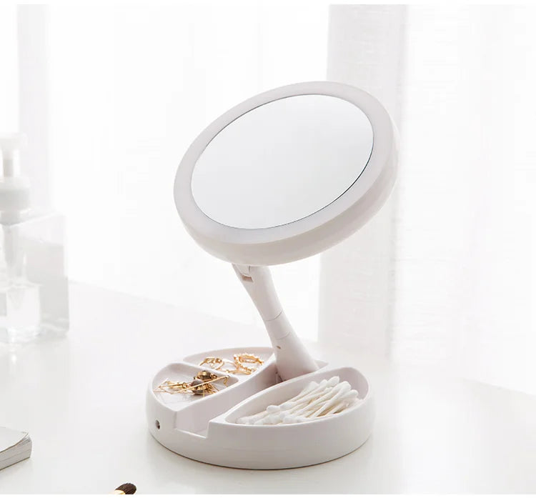 Grote spiegel met verlichting – Perfect voor de badkamer