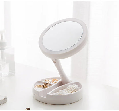 Grote spiegel met verlichting – Perfect voor de badkamer