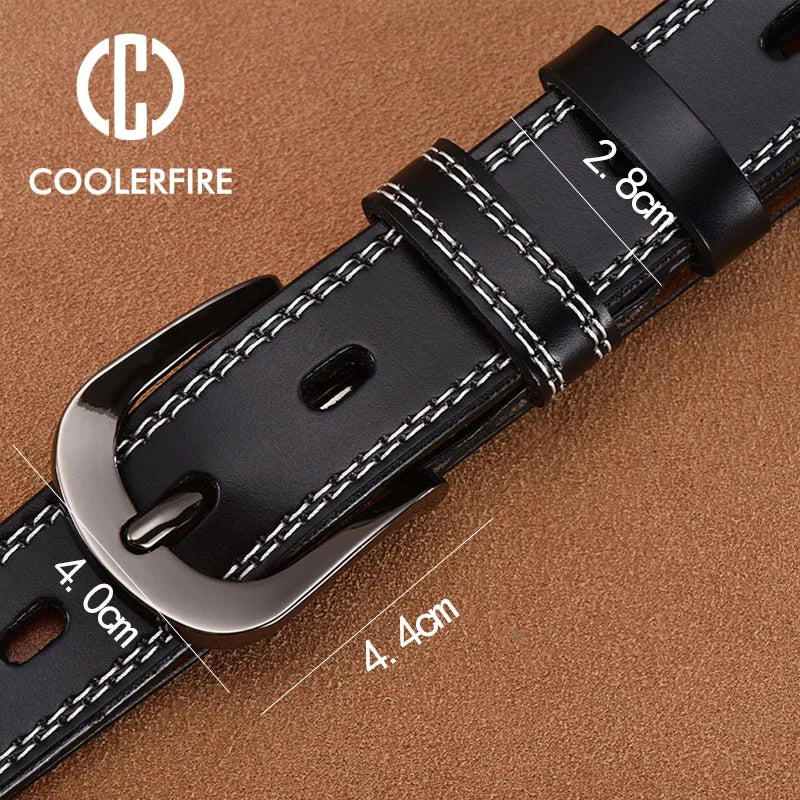 Riem met asymmetrische gesp voor moderne flair
