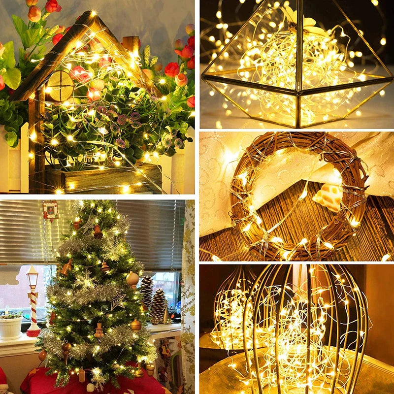 Lichtslingers binnen met houten decor – Natuurlijk en warm