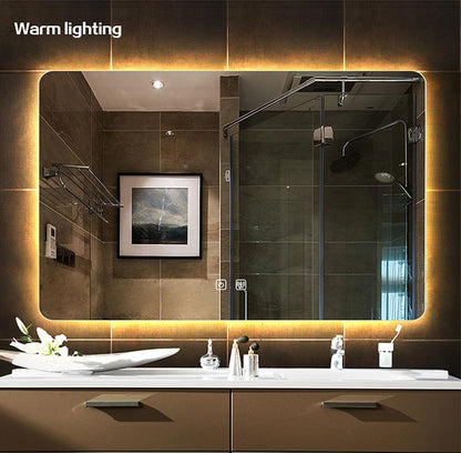 Grote badkamer spiegel met verlichting – Luxueus en modern