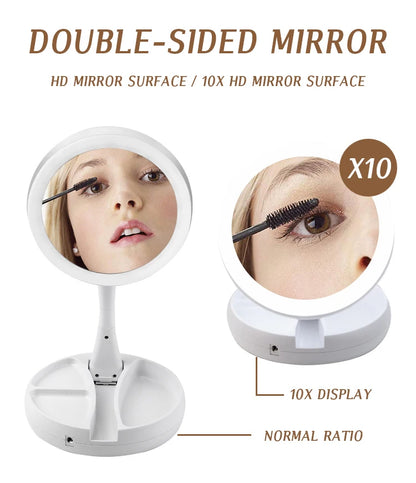 Grote staande make-up spiegel met verlichting – Ideaal voor visagisten