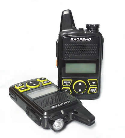 Action walkie talkie met handig draagkoord