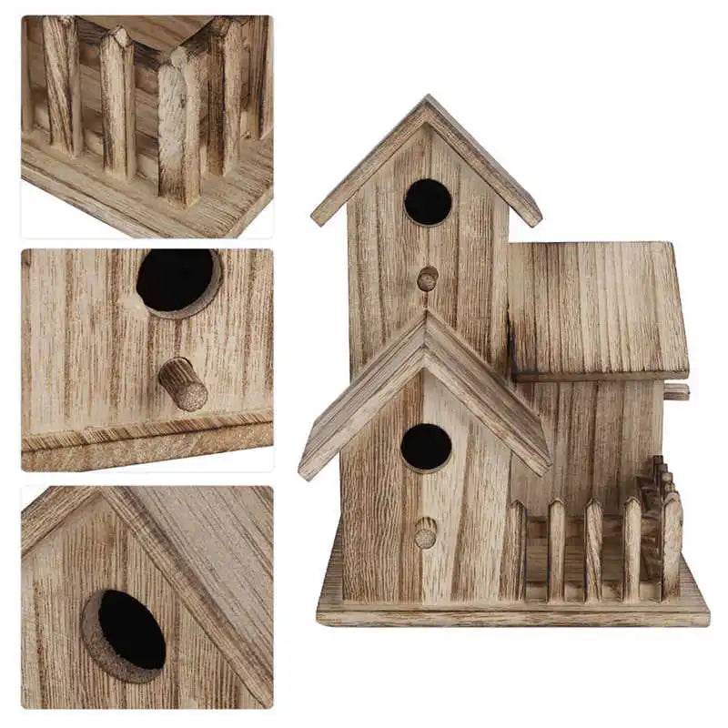 Vogelhuisje met natuurlijk mos – Camoufleert mooi