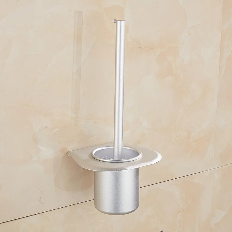 Toiletborstel wit met houten detail – Scandinavische look