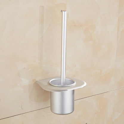 Toiletborstel wit met houten detail – Scandinavische look