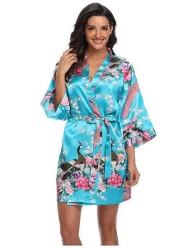 Hunkemöller dames ochtendjas satijnlook – Glanzend en luxe