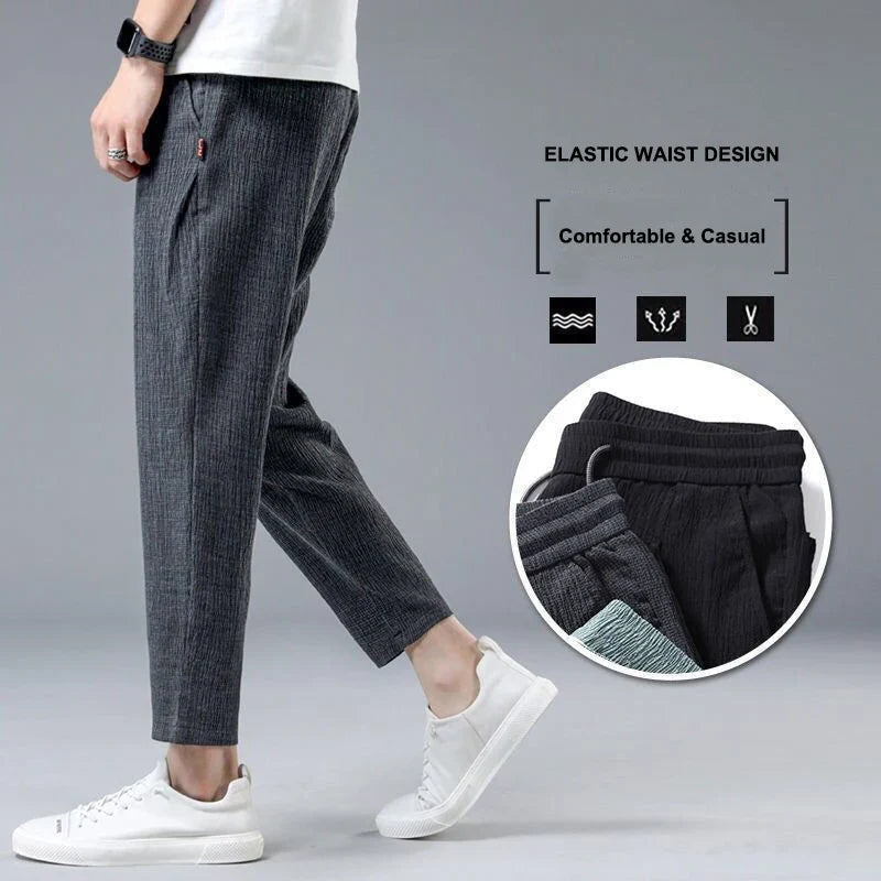 Linnen broek mannen in vintage stijl – Authentieke look