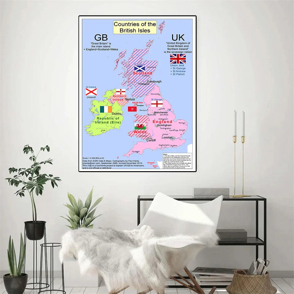 Wereldkaart als decoratie voor reisliefhebbers