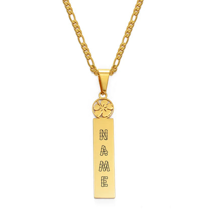 Gepersonaliseerde ketting met sierlijke initialen