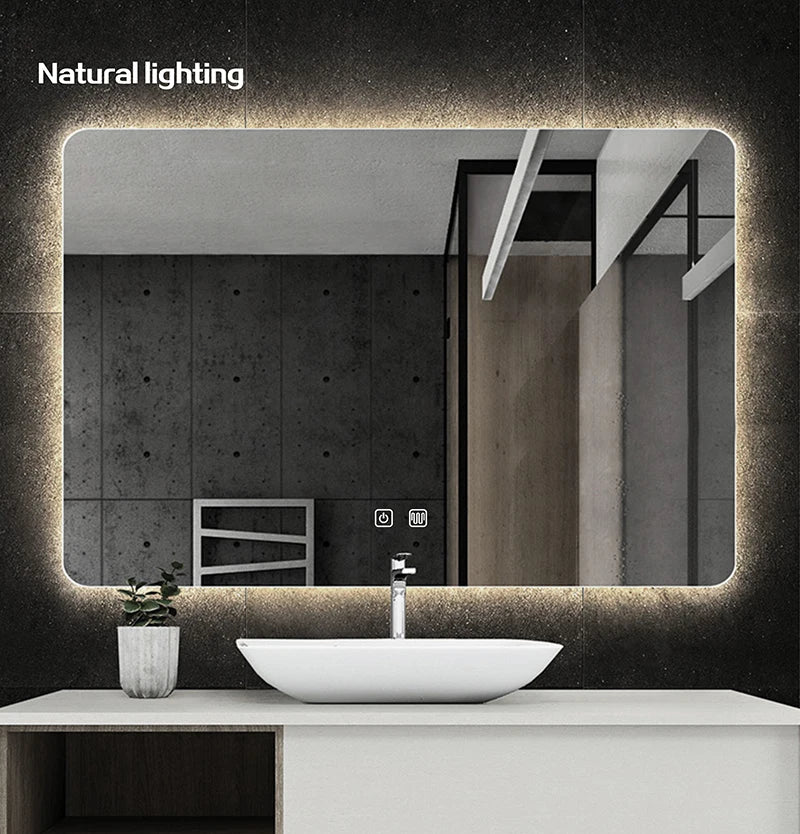 LED badkamer spiegel met verstelbare helderheid – Stijlvol en functioneel