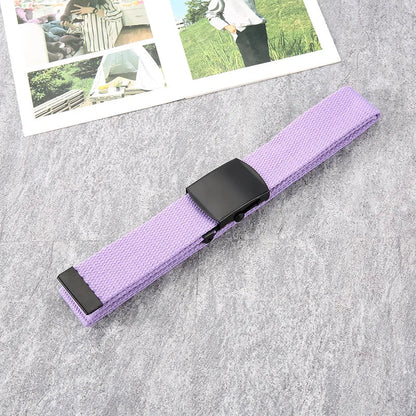 Riem heren met sportieve canvas band