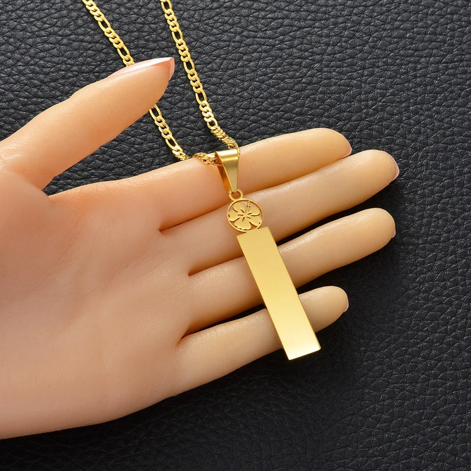 Gepersonaliseerde ketting met dubbele hanger