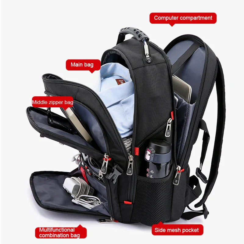 Handbagage rugzak met stevige bodem