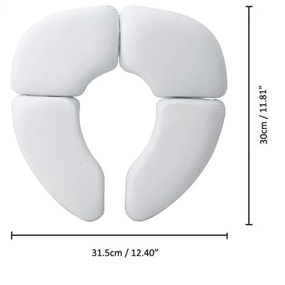 Toilet bril wit met rubber dopjes – Antislip