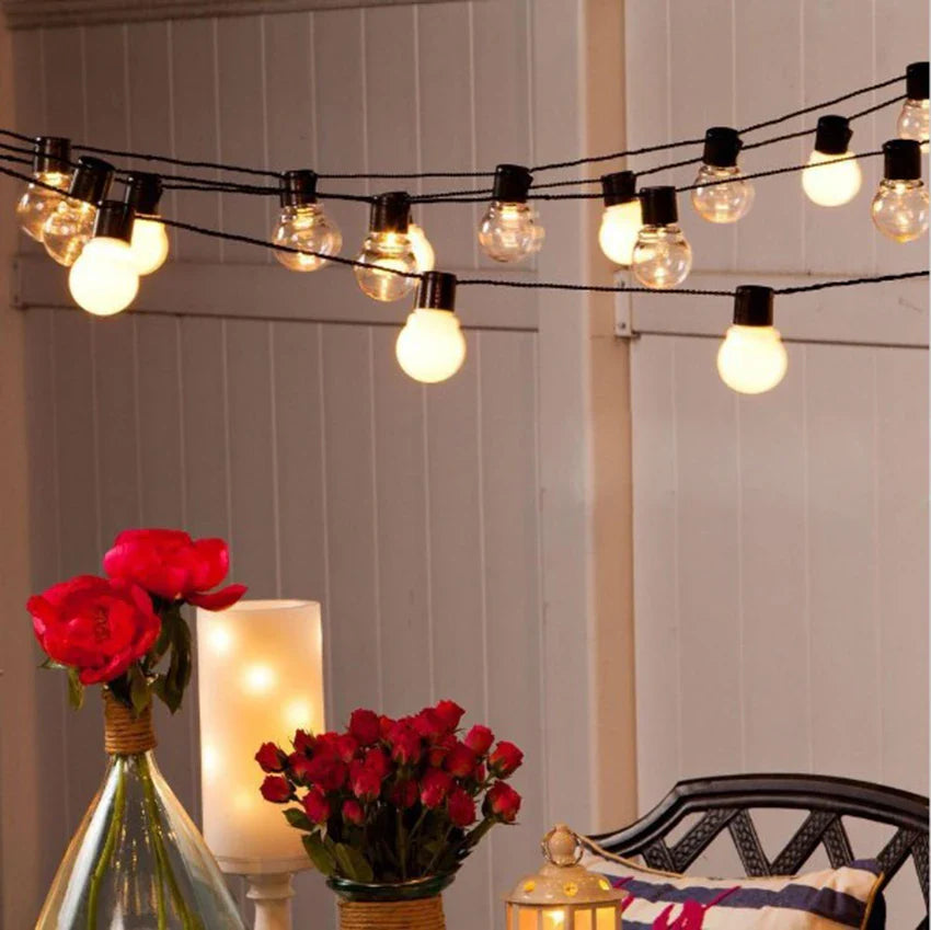 Lichtslinger met papieren lampionnetjes – Aziatische flair