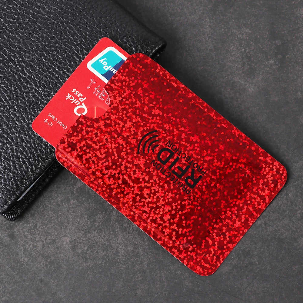 Pasjeshouder heren met RFID-bescherming - Glinsterend design voor veiligheid en stijl