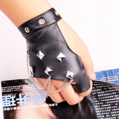 Zwart leren herenhandschoenen voor formal wear