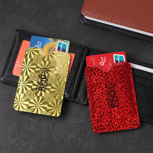 Pasjeshouder heren met RFID-bescherming - Glinsterend design voor veiligheid en stijl