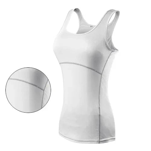 Stretch yoga outfit in neutrale kleuren