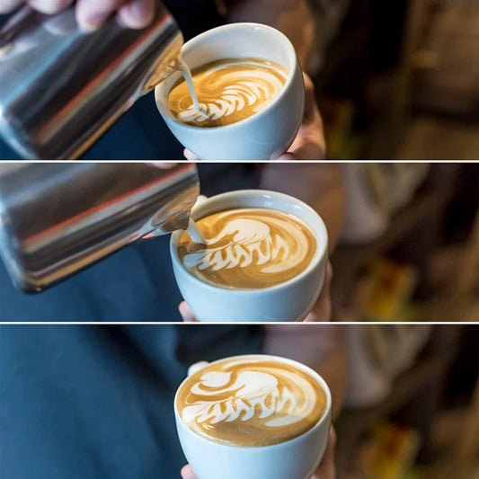 Espresso accessoires zoals doseerbeker en borstel