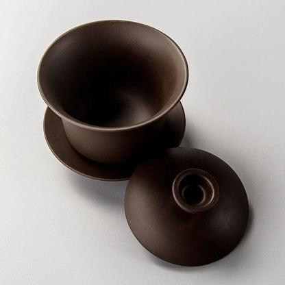 Theepot van glas voor elegant thee drinken