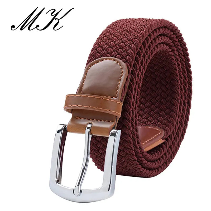 Riem heren met gespsluiting in brushed steel