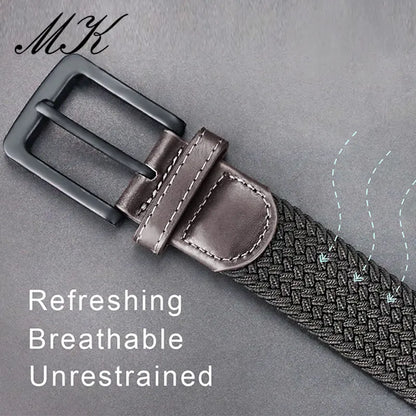 Riem heren met sportieve canvas band