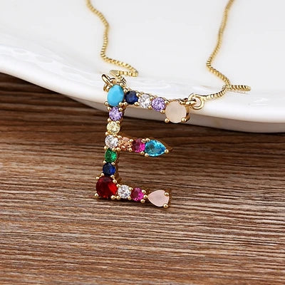 Ketting met naam en glanzend hartje