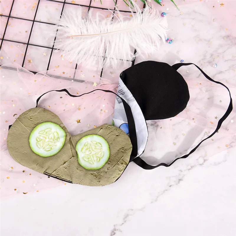 HEMA slaapmasker met vrolijk patroon