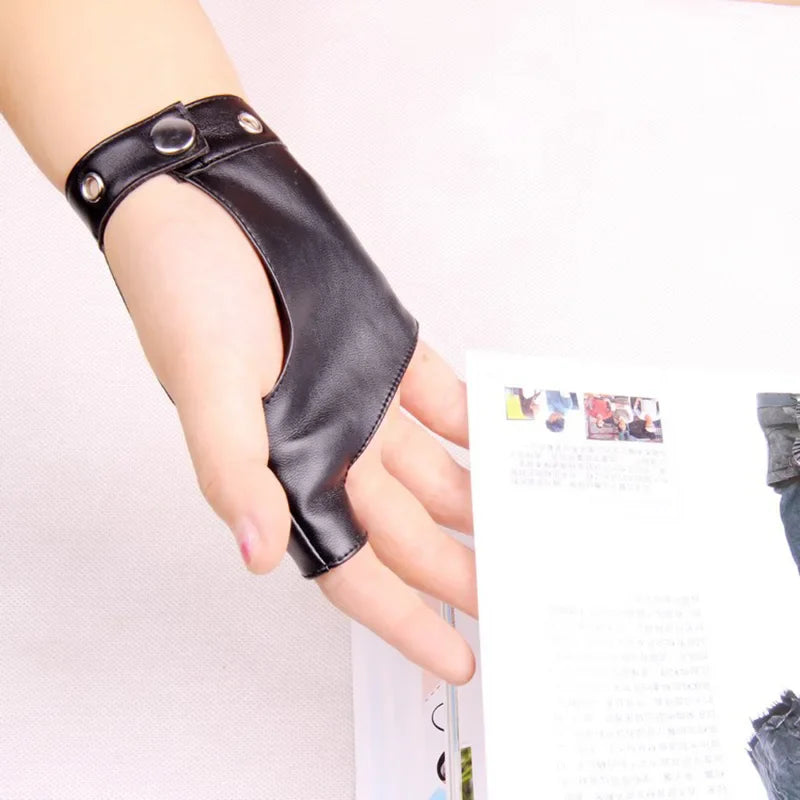 Urban stijl herenhandschoenen van leder