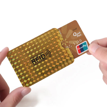 Pasjeshouder heren met RFID-bescherming - Glinsterend design voor veiligheid en stijl