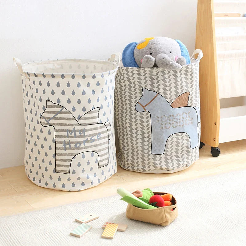 Kwantum wasmand met vintage afwerking