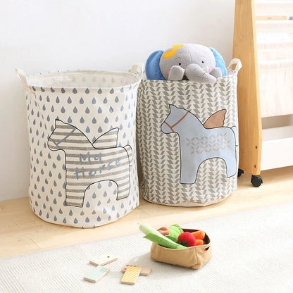 Kwantum wasmand met vintage afwerking