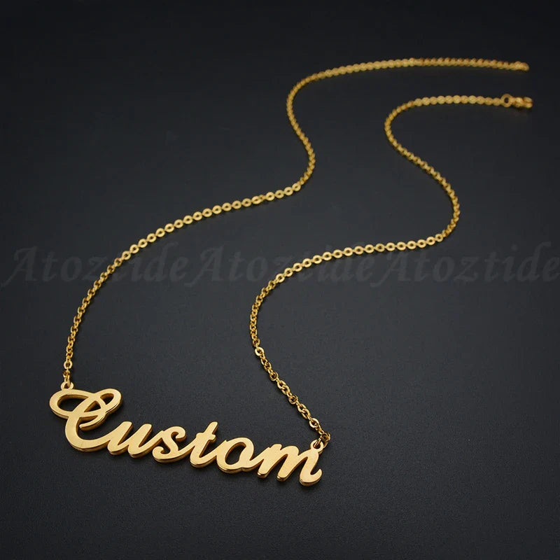 Ketting met geboortesteen en gravure