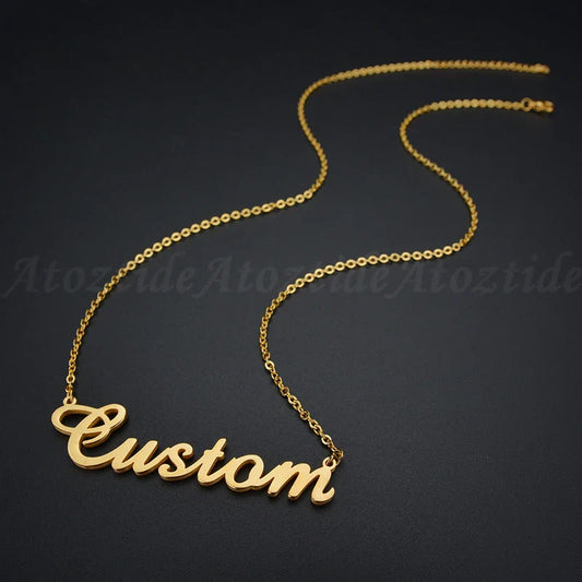 Ketting met geboortesteen en gravure