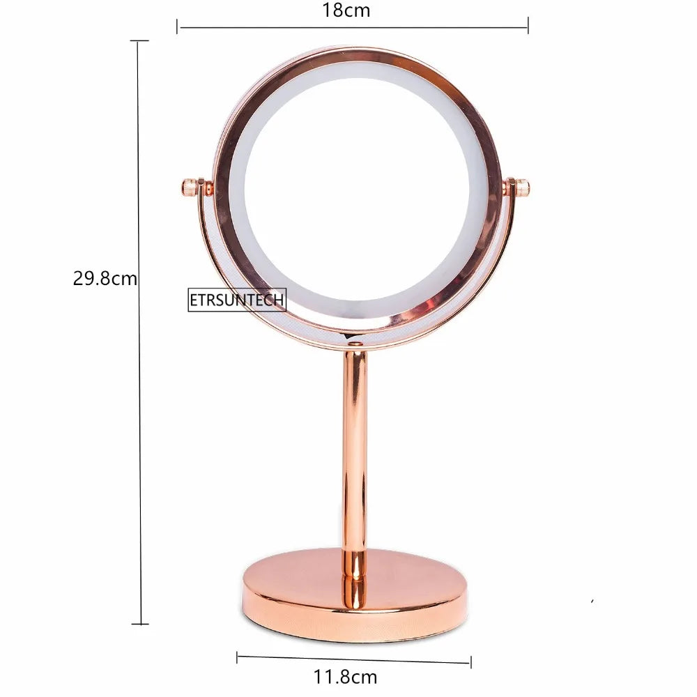 Make-up spiegel met sensor verlichting – Slim en energiezuinig