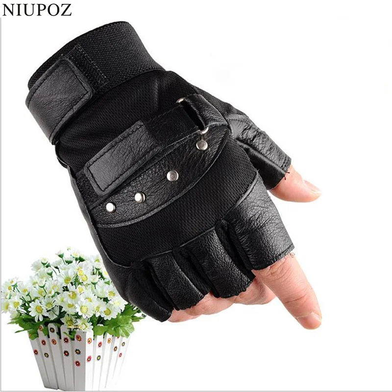 Lederen herenhandschoenen met thermovoering
